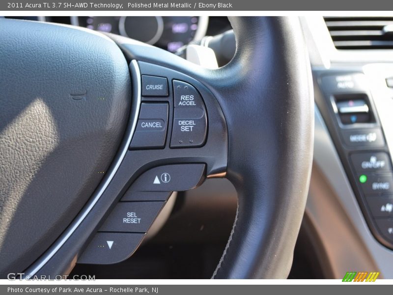 Polished Metal Metallic / Ebony Black 2011 Acura TL 3.7 SH-AWD Technology
