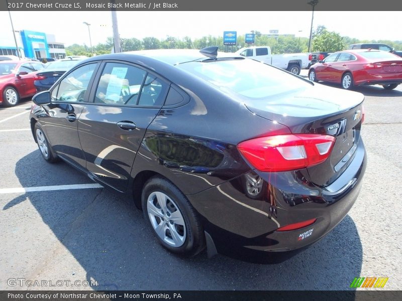 Mosaic Black Metallic / Jet Black 2017 Chevrolet Cruze LS