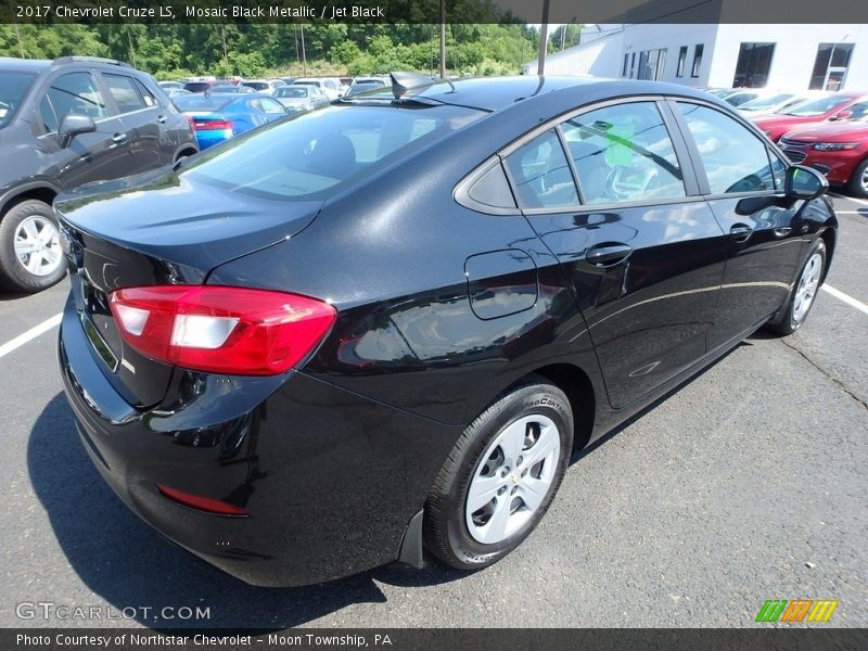 Mosaic Black Metallic / Jet Black 2017 Chevrolet Cruze LS