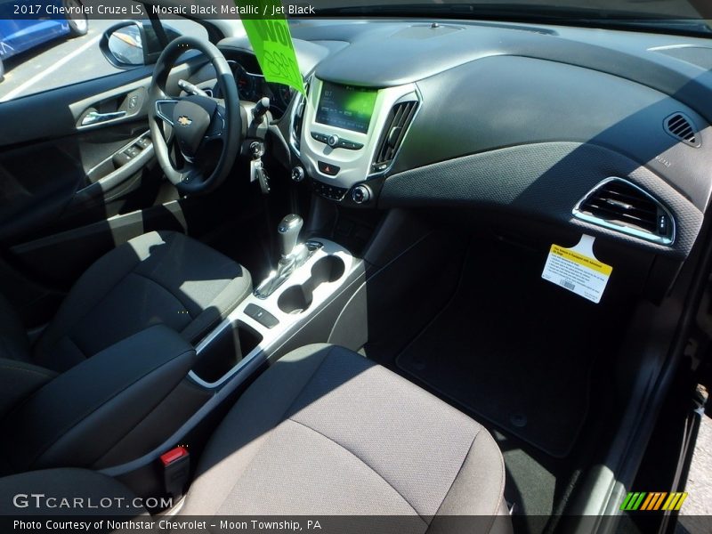 Mosaic Black Metallic / Jet Black 2017 Chevrolet Cruze LS
