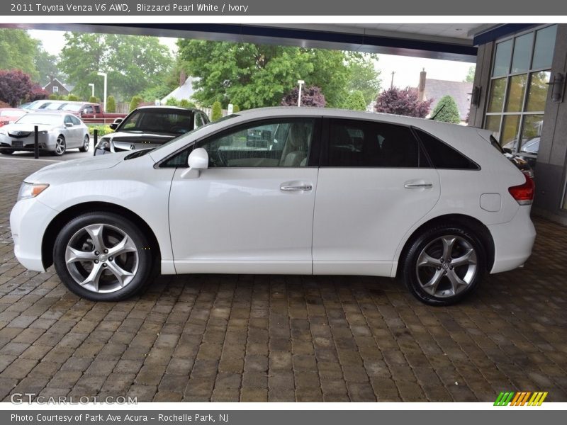 Blizzard Pearl White / Ivory 2011 Toyota Venza V6 AWD