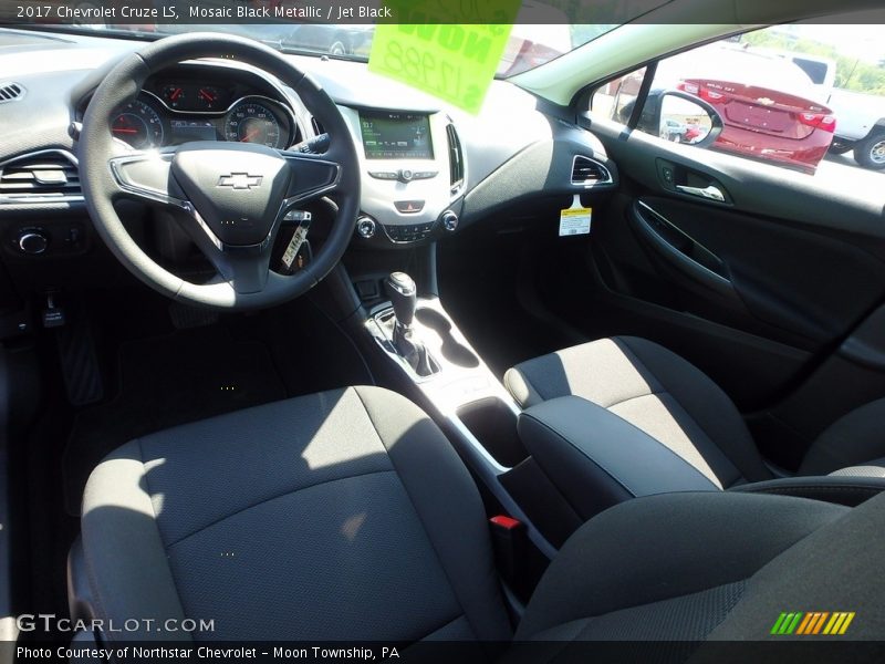 Mosaic Black Metallic / Jet Black 2017 Chevrolet Cruze LS