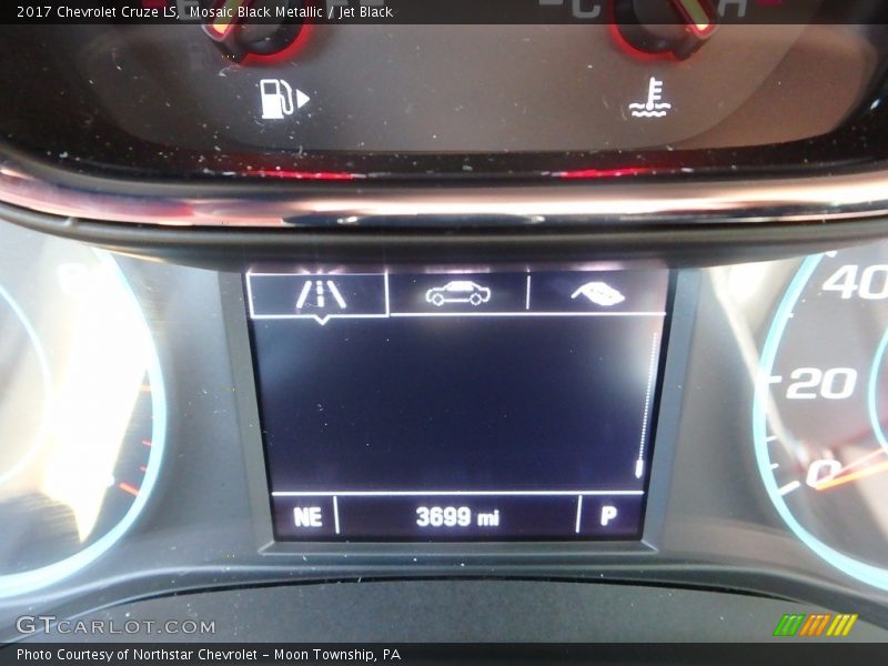 Mosaic Black Metallic / Jet Black 2017 Chevrolet Cruze LS