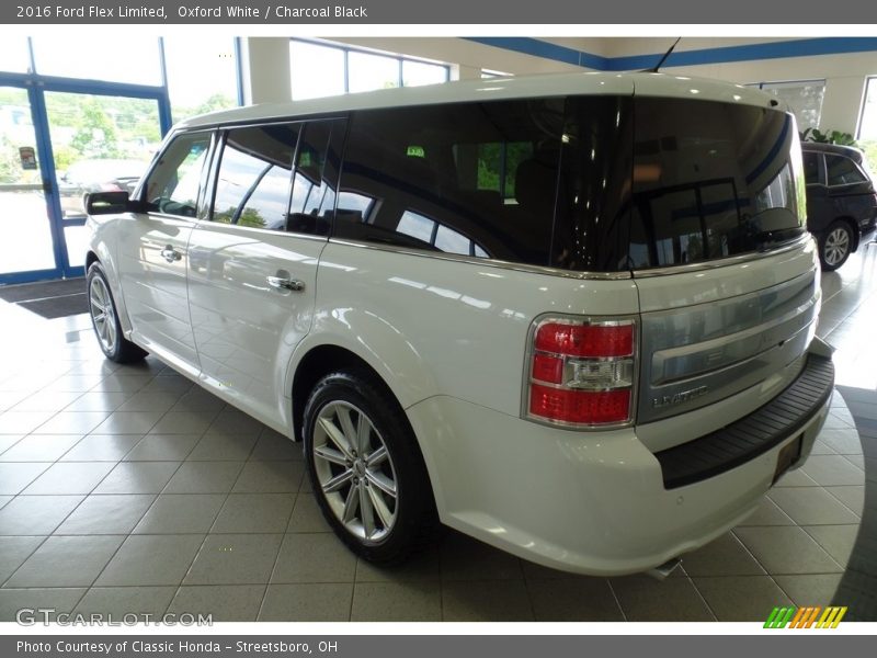Oxford White / Charcoal Black 2016 Ford Flex Limited