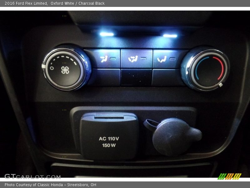 Oxford White / Charcoal Black 2016 Ford Flex Limited