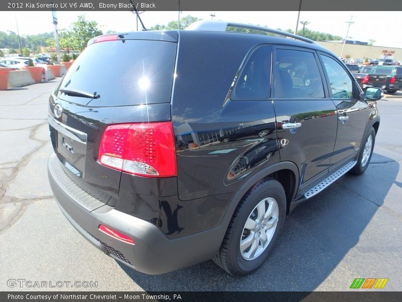 Ebony Black / Black 2012 Kia Sorento LX V6 AWD