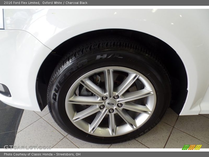 Oxford White / Charcoal Black 2016 Ford Flex Limited