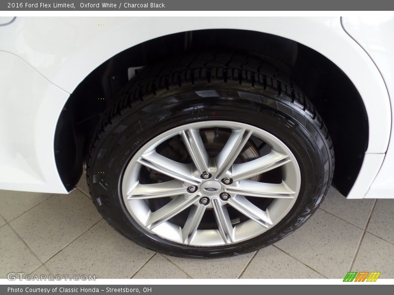 Oxford White / Charcoal Black 2016 Ford Flex Limited