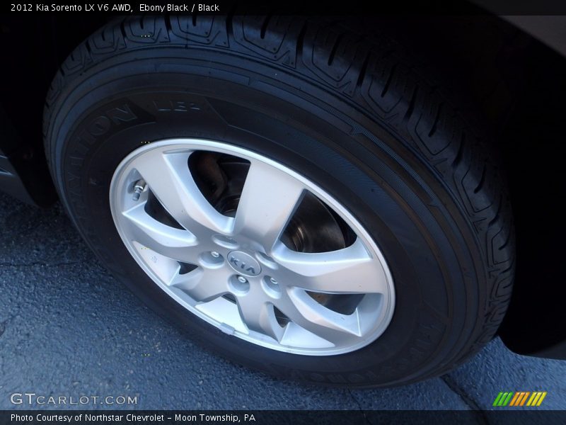 Ebony Black / Black 2012 Kia Sorento LX V6 AWD