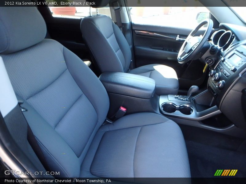 Ebony Black / Black 2012 Kia Sorento LX V6 AWD