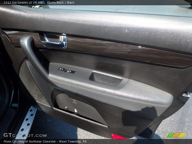 Ebony Black / Black 2012 Kia Sorento LX V6 AWD