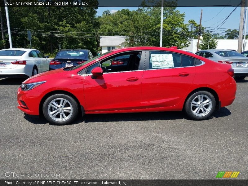 Red Hot / Jet Black 2017 Chevrolet Cruze LT
