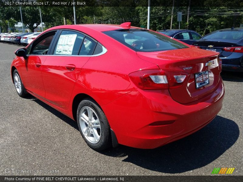 Red Hot / Jet Black 2017 Chevrolet Cruze LT