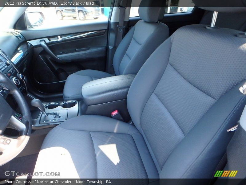 Ebony Black / Black 2012 Kia Sorento LX V6 AWD