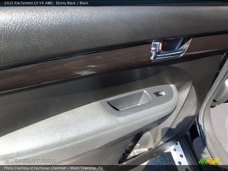 Ebony Black / Black 2012 Kia Sorento LX V6 AWD