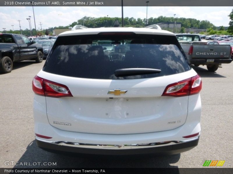 Summit White / Jet Black 2018 Chevrolet Equinox LT AWD