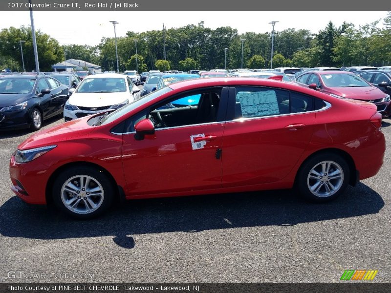 Red Hot / Jet Black 2017 Chevrolet Cruze LT