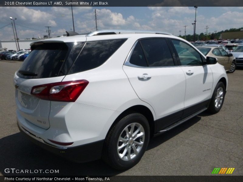 Summit White / Jet Black 2018 Chevrolet Equinox LT AWD