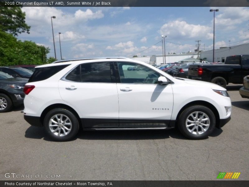 Summit White / Jet Black 2018 Chevrolet Equinox LT AWD