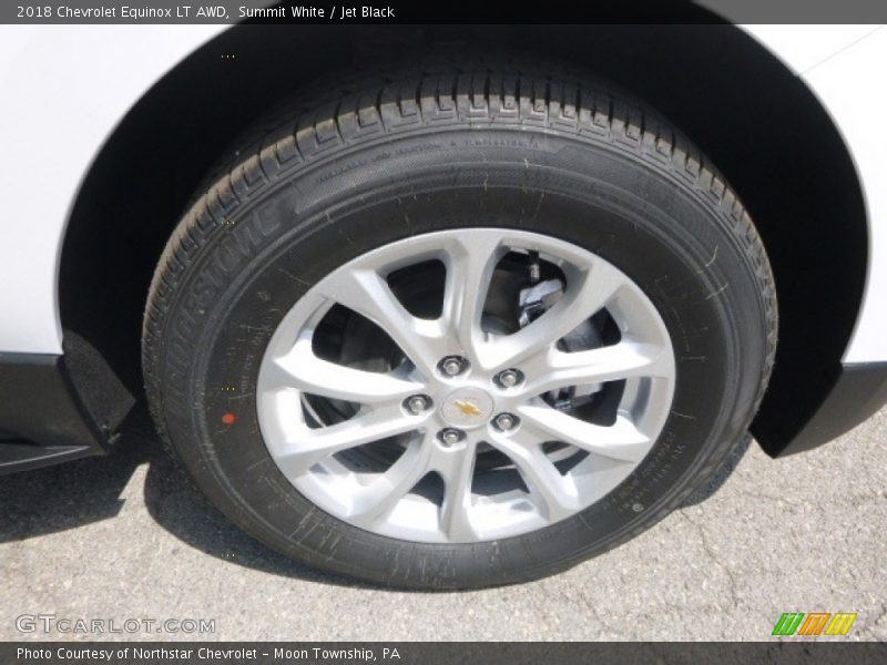 Summit White / Jet Black 2018 Chevrolet Equinox LT AWD