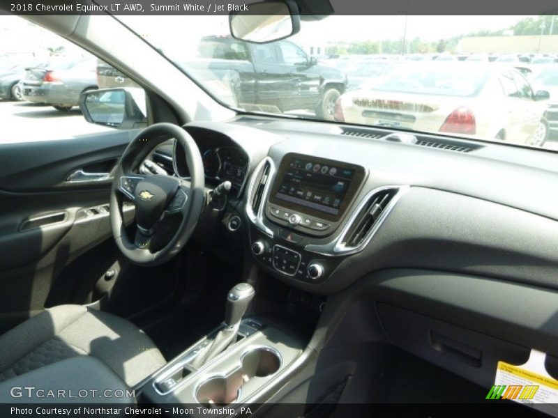Summit White / Jet Black 2018 Chevrolet Equinox LT AWD