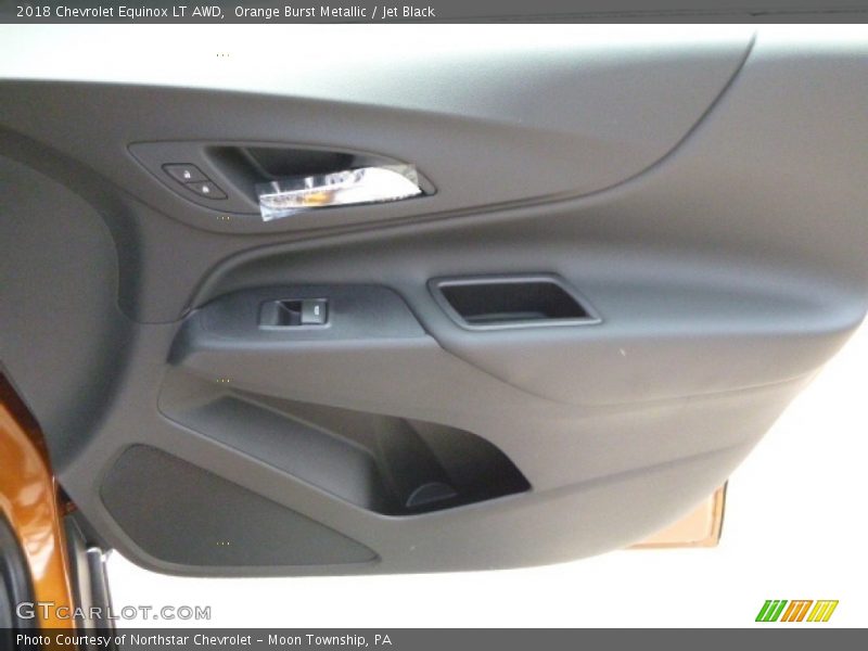 Orange Burst Metallic / Jet Black 2018 Chevrolet Equinox LT AWD