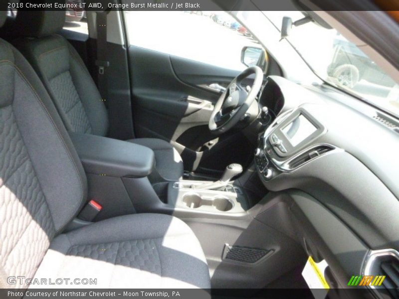 Orange Burst Metallic / Jet Black 2018 Chevrolet Equinox LT AWD