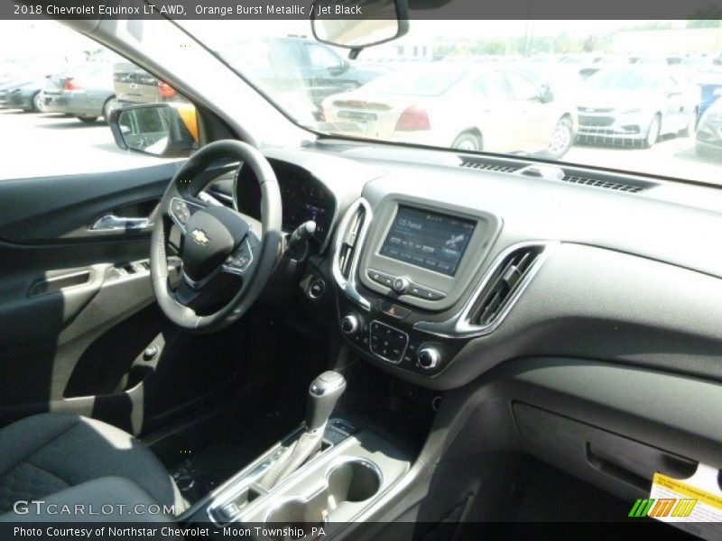 Orange Burst Metallic / Jet Black 2018 Chevrolet Equinox LT AWD