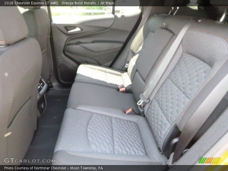 Orange Burst Metallic / Jet Black 2018 Chevrolet Equinox LT AWD