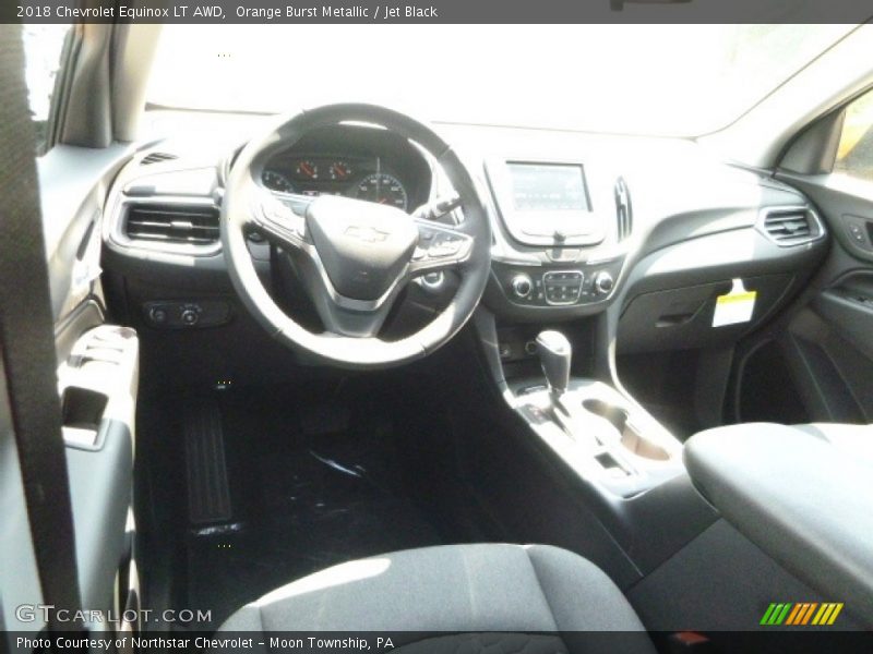 Orange Burst Metallic / Jet Black 2018 Chevrolet Equinox LT AWD