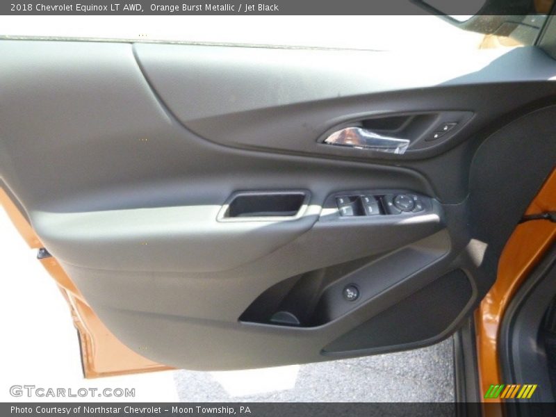 Orange Burst Metallic / Jet Black 2018 Chevrolet Equinox LT AWD