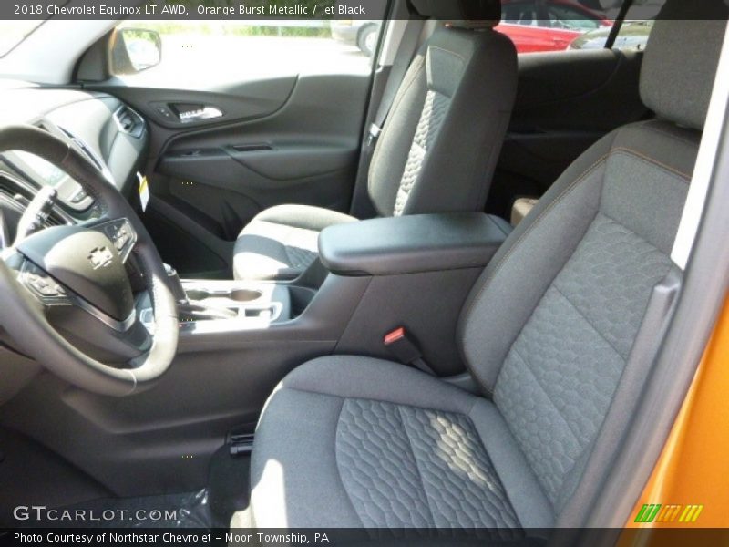 Orange Burst Metallic / Jet Black 2018 Chevrolet Equinox LT AWD