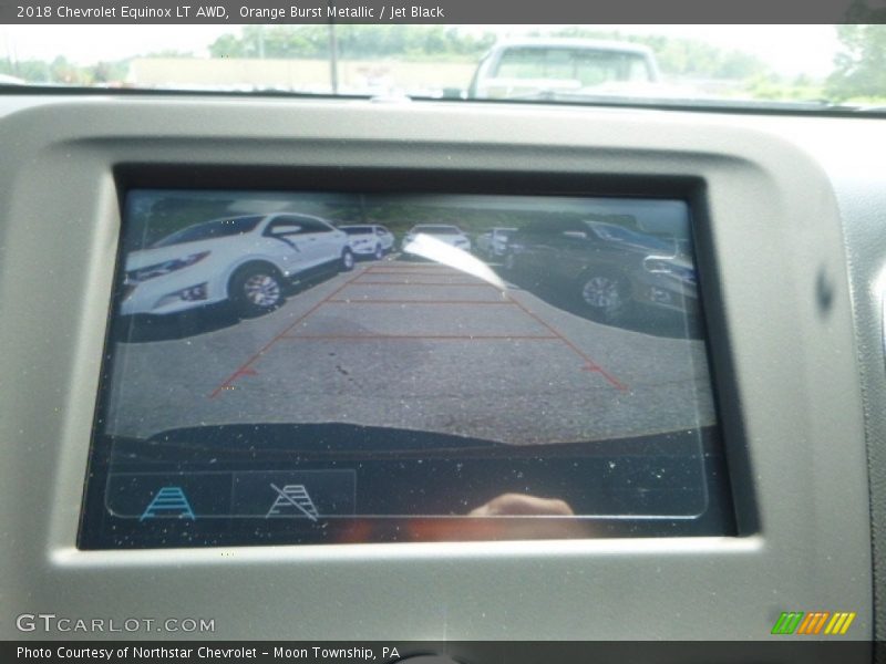 Orange Burst Metallic / Jet Black 2018 Chevrolet Equinox LT AWD