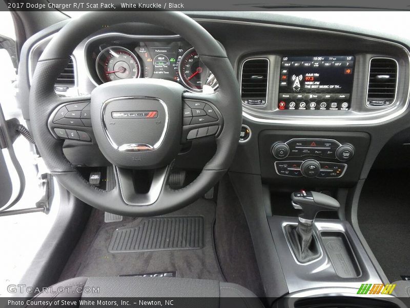 White Knuckle / Black 2017 Dodge Charger R/T Scat Pack