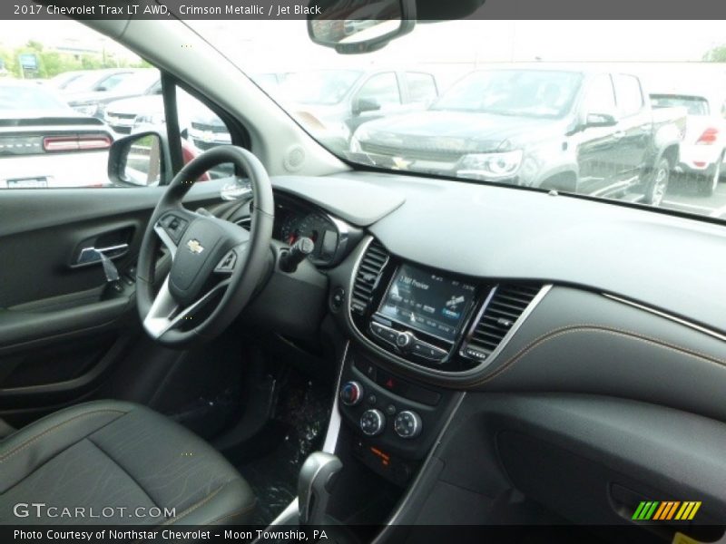 Crimson Metallic / Jet Black 2017 Chevrolet Trax LT AWD
