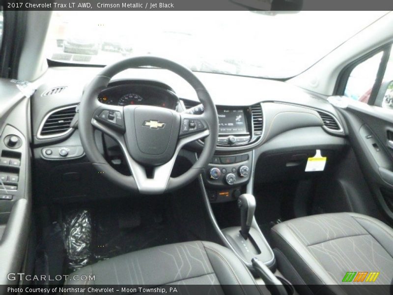 Crimson Metallic / Jet Black 2017 Chevrolet Trax LT AWD