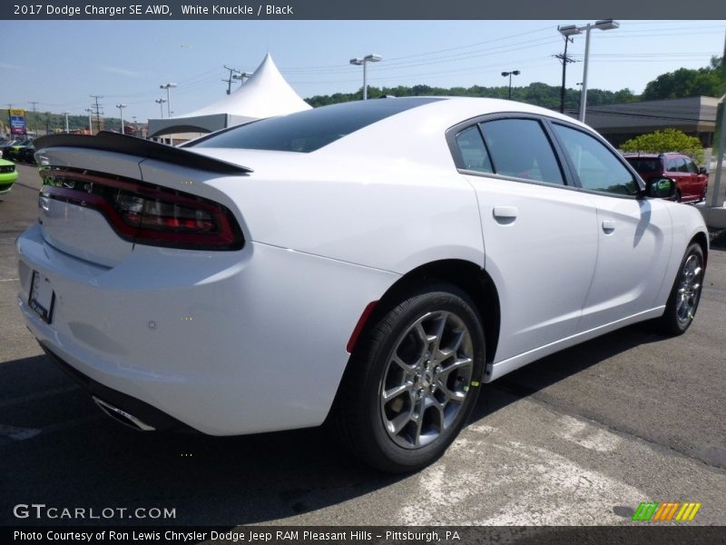 White Knuckle / Black 2017 Dodge Charger SE AWD