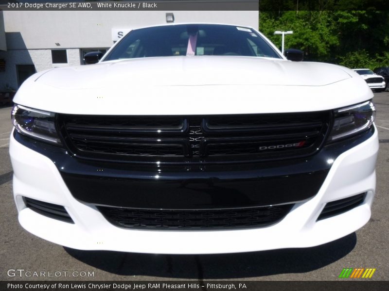 White Knuckle / Black 2017 Dodge Charger SE AWD