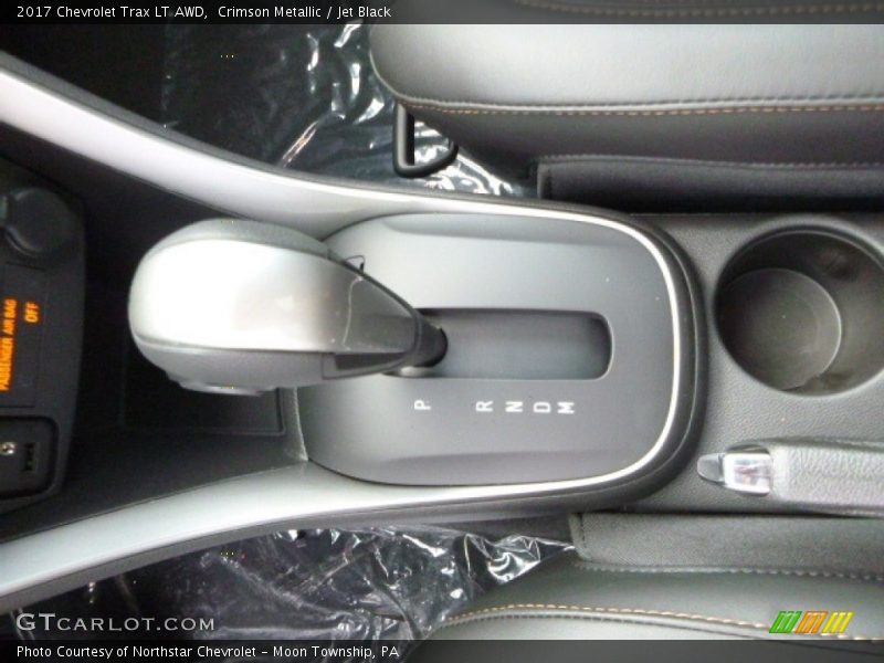 Crimson Metallic / Jet Black 2017 Chevrolet Trax LT AWD