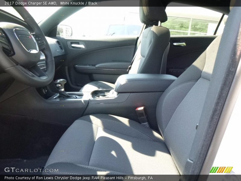 White Knuckle / Black 2017 Dodge Charger SE AWD