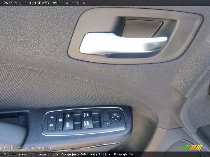 White Knuckle / Black 2017 Dodge Charger SE AWD