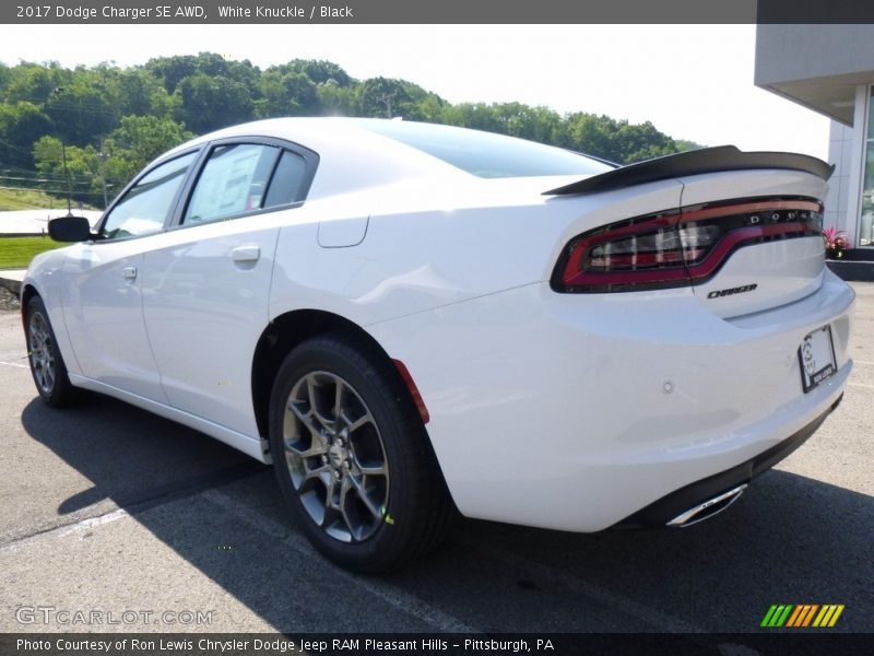 White Knuckle / Black 2017 Dodge Charger SE AWD
