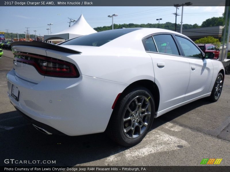 White Knuckle / Black 2017 Dodge Charger SE AWD