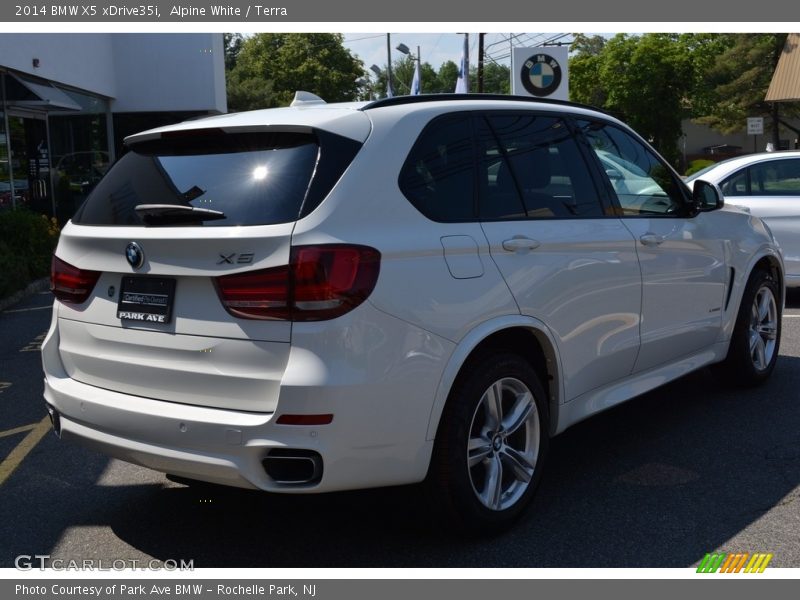 Alpine White / Terra 2014 BMW X5 xDrive35i