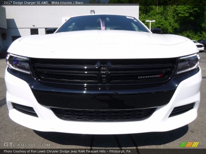 White Knuckle / Black 2017 Dodge Charger SE AWD