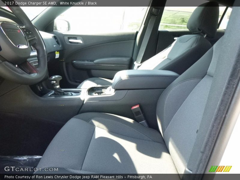 White Knuckle / Black 2017 Dodge Charger SE AWD