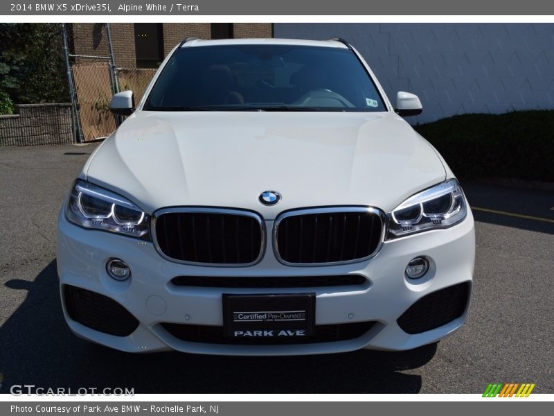 Alpine White / Terra 2014 BMW X5 xDrive35i