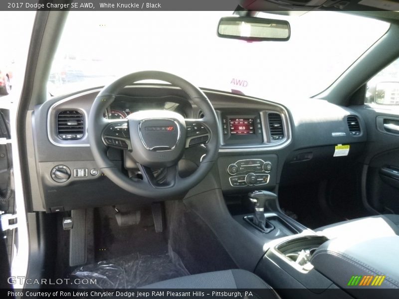 White Knuckle / Black 2017 Dodge Charger SE AWD