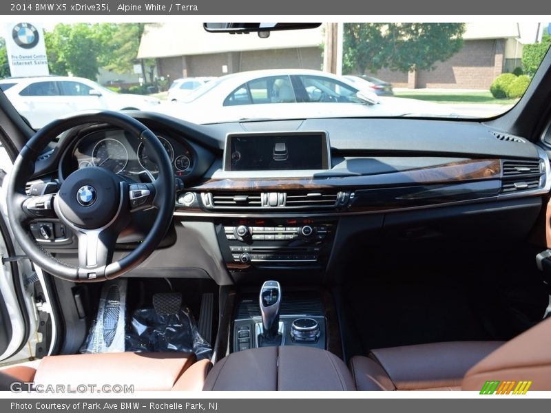 Alpine White / Terra 2014 BMW X5 xDrive35i