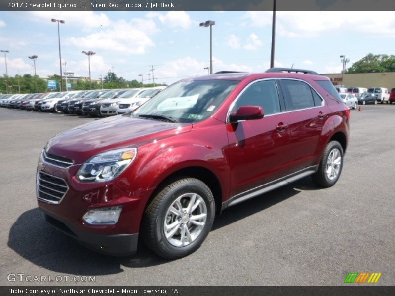 Siren Red Tintcoat / Jet Black 2017 Chevrolet Equinox LT